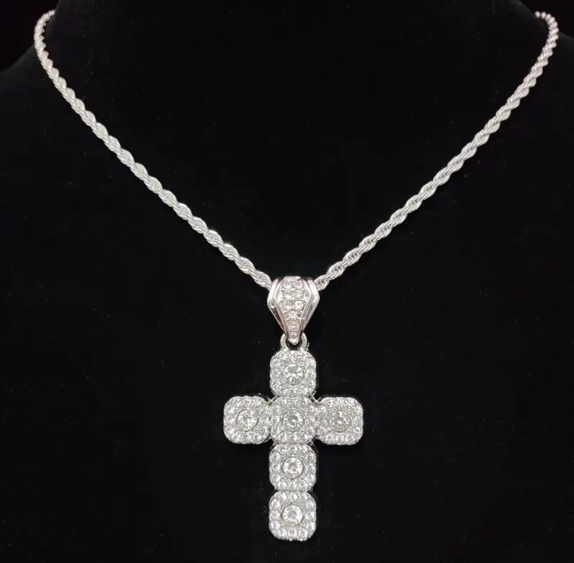 "KRUIS" ZILVEREN HANGER