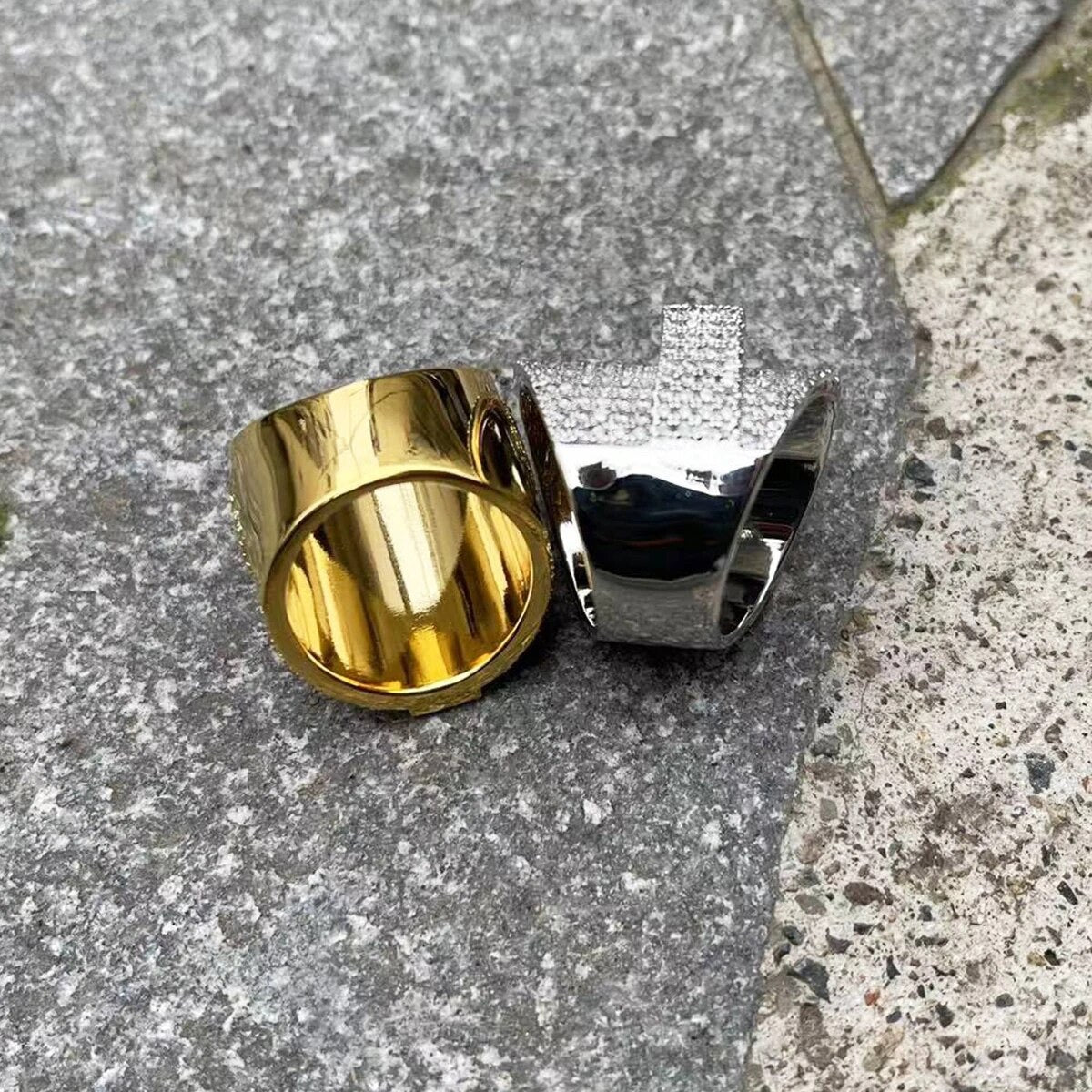 ''KRUIS'' ZILVEREN RING