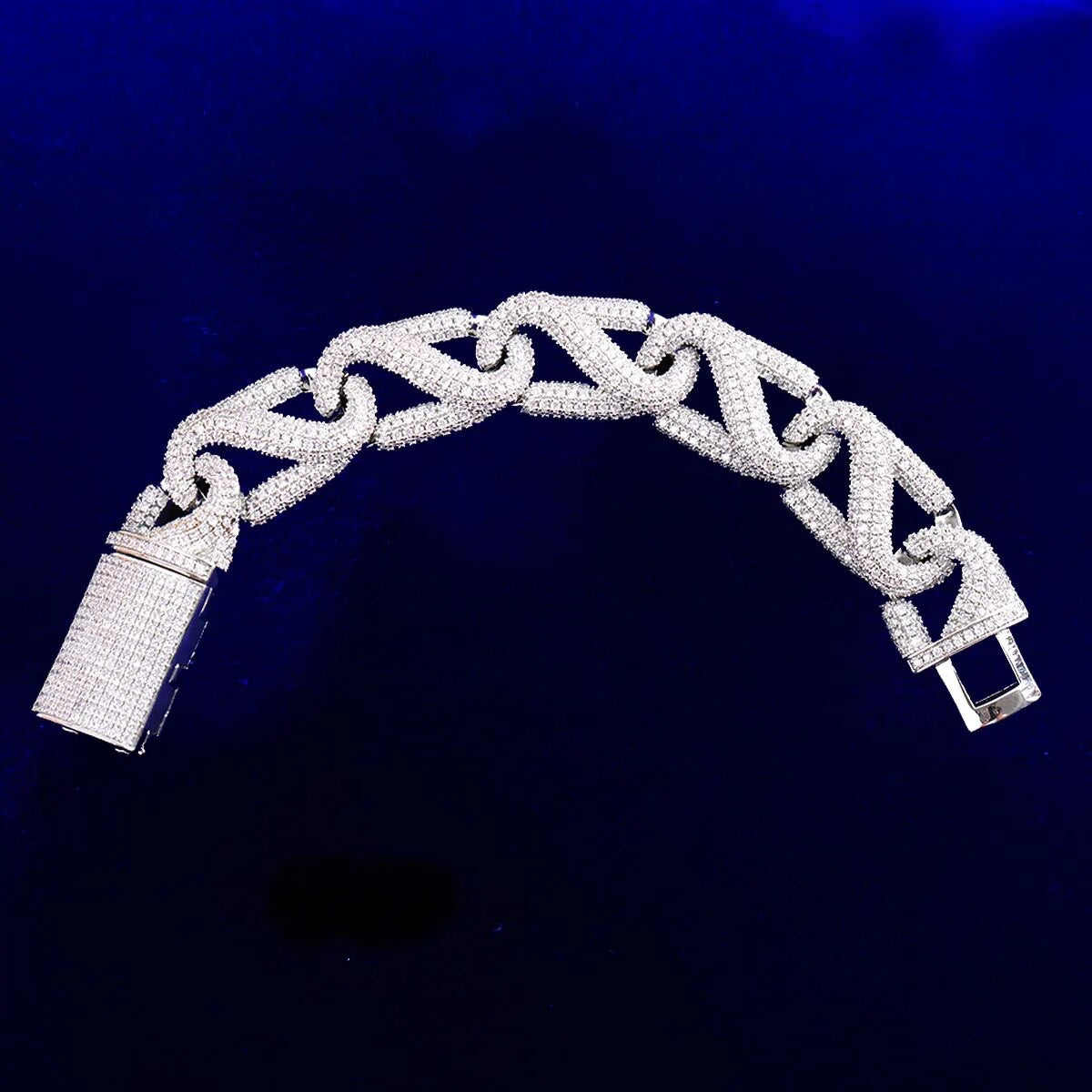 ''CUBAN'' ZILVEREN ARMBAND