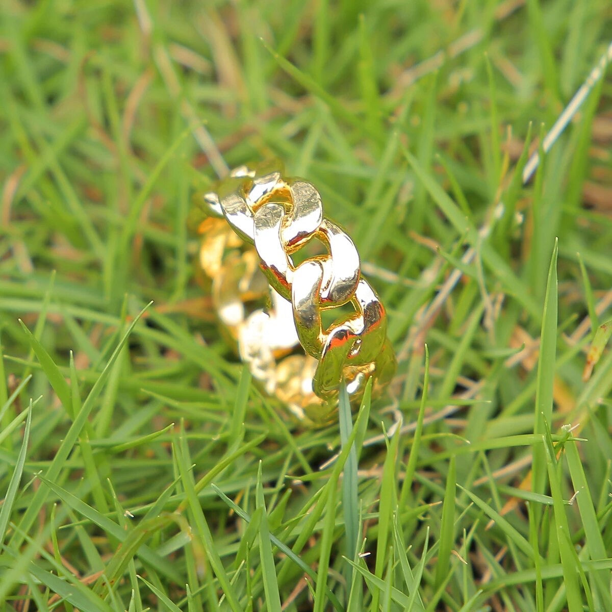 ''CUBAN'' GOUDEN RING