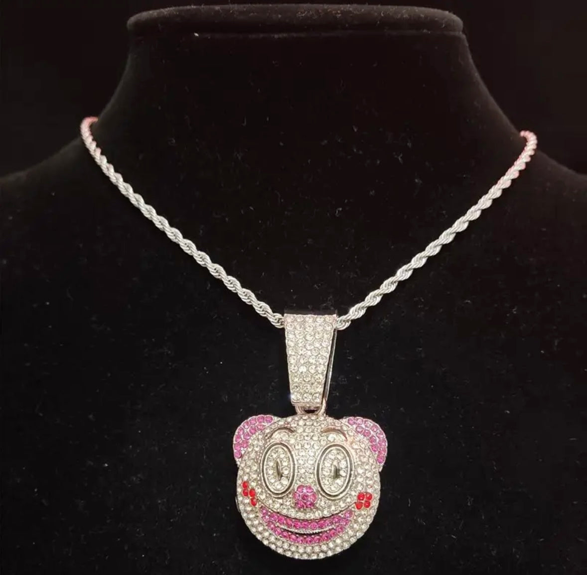 "CLOWN" ZILVEREN HANGER