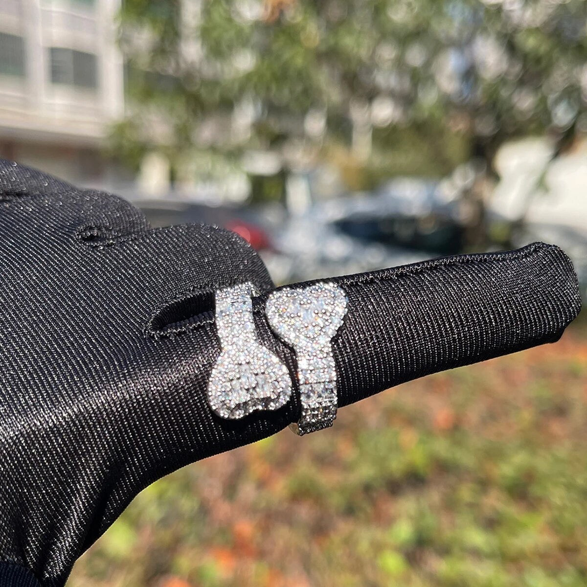 ''OPEN HART'' ZILVEREN RING