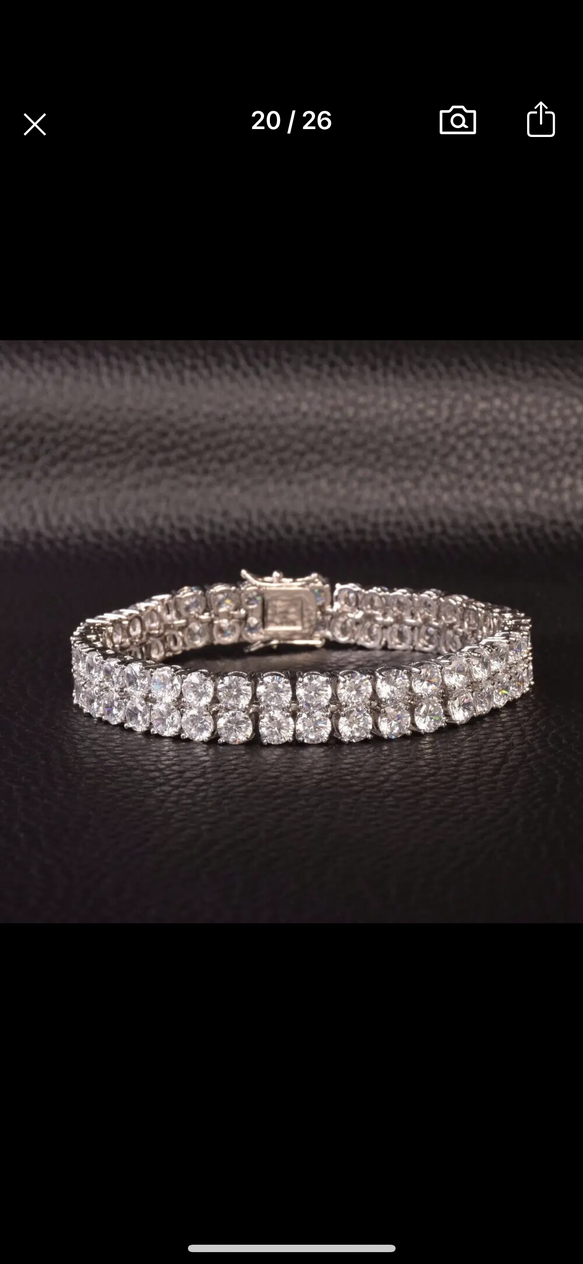 ''TENNIS DUBBEL'' ZILVEREN ARMBAND