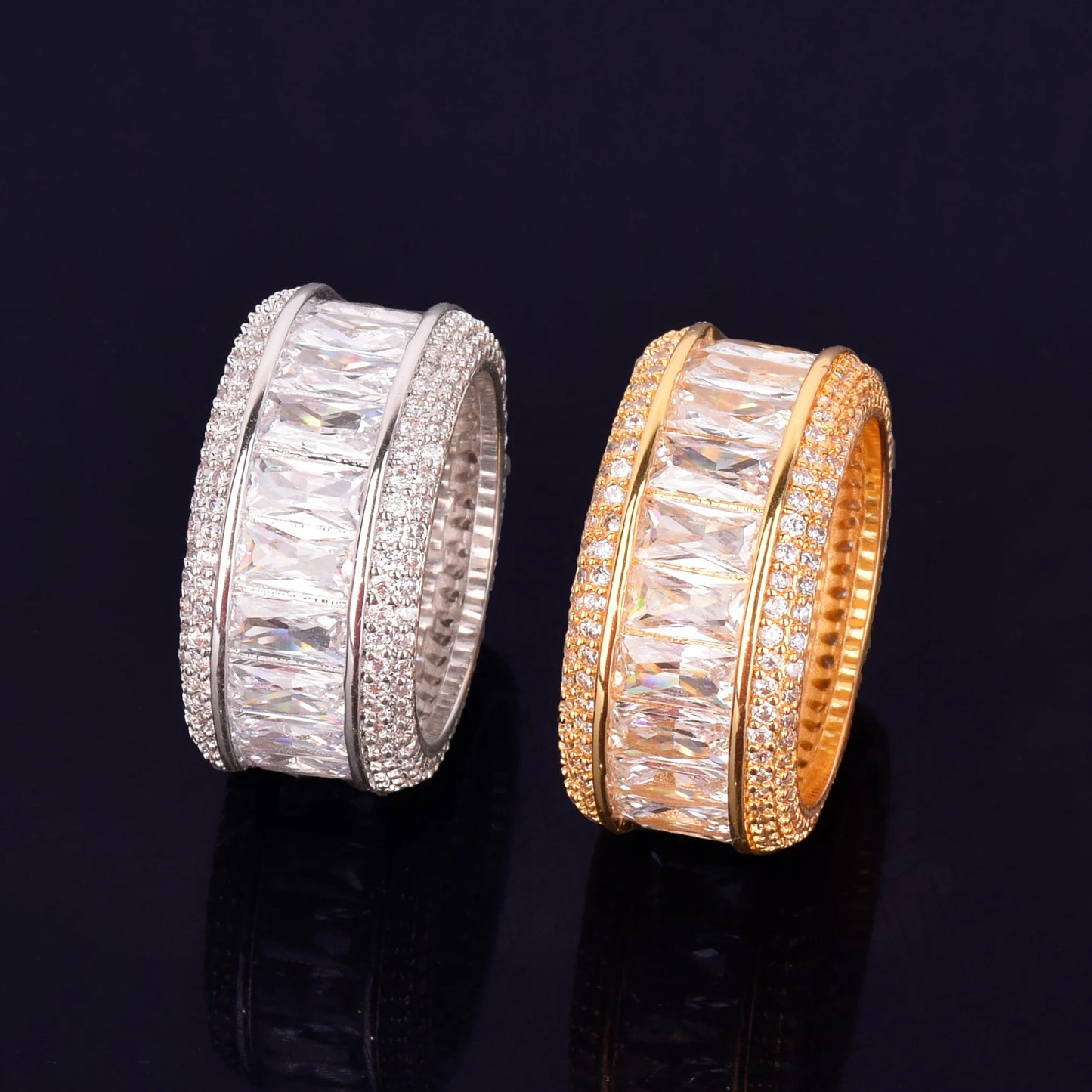 ''BAGUETTE" GOUDEN RING