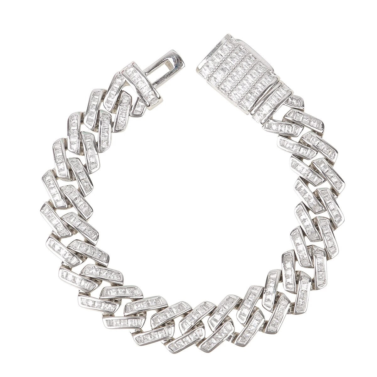 ''CUBAN'' ZILVEREN ARMBAND
