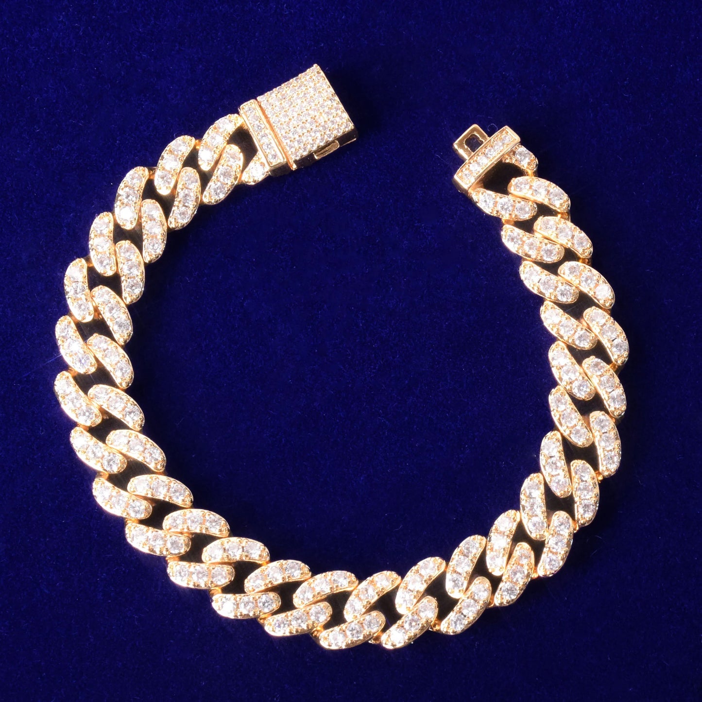 ''CUBAN'' GOUDEN ARMBAND