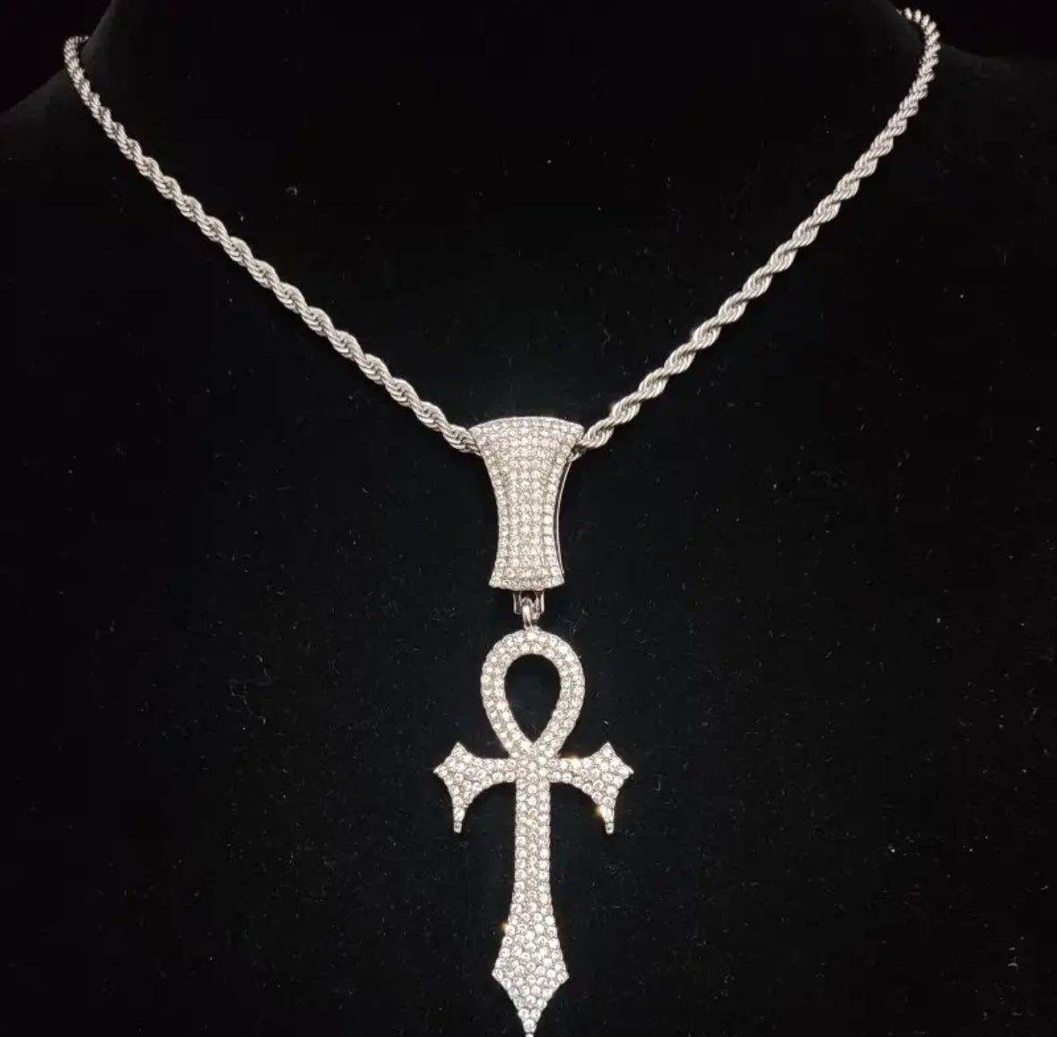 "CROSS COTHIC" ZILVEREN HANGER