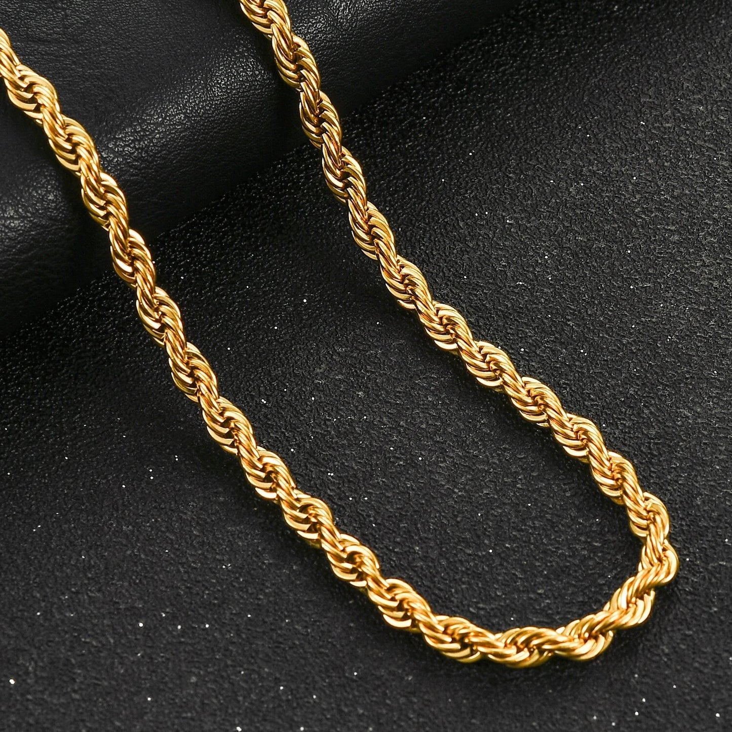 "ROPE" GOUDEN KETTING (3MM)