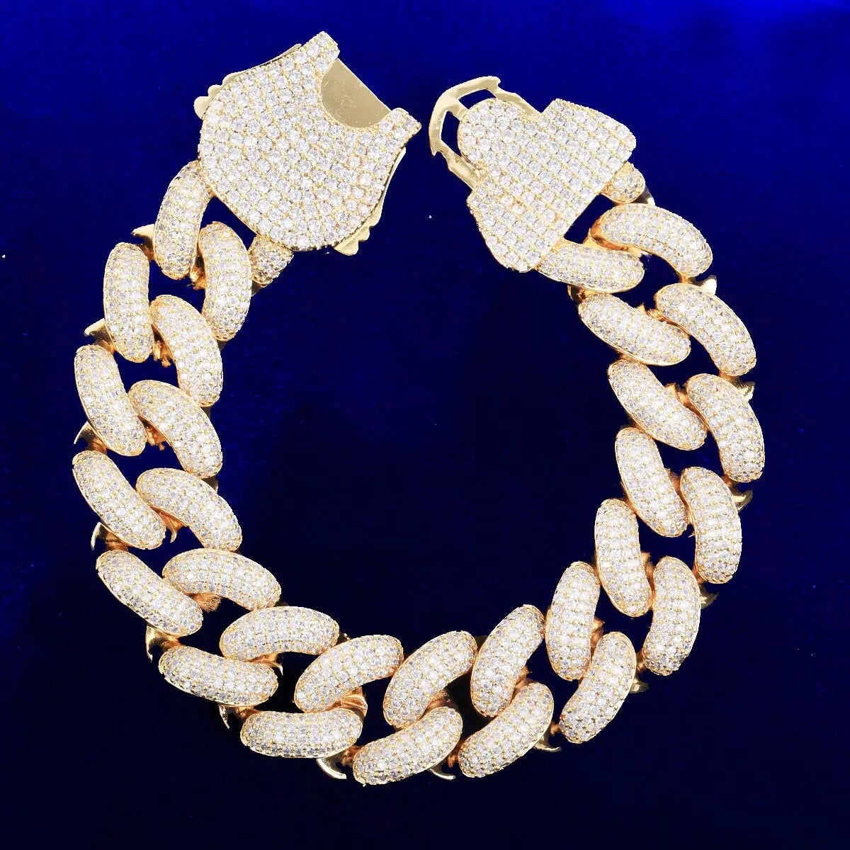 ''CUBAN'' GOUDEN ARMBAND