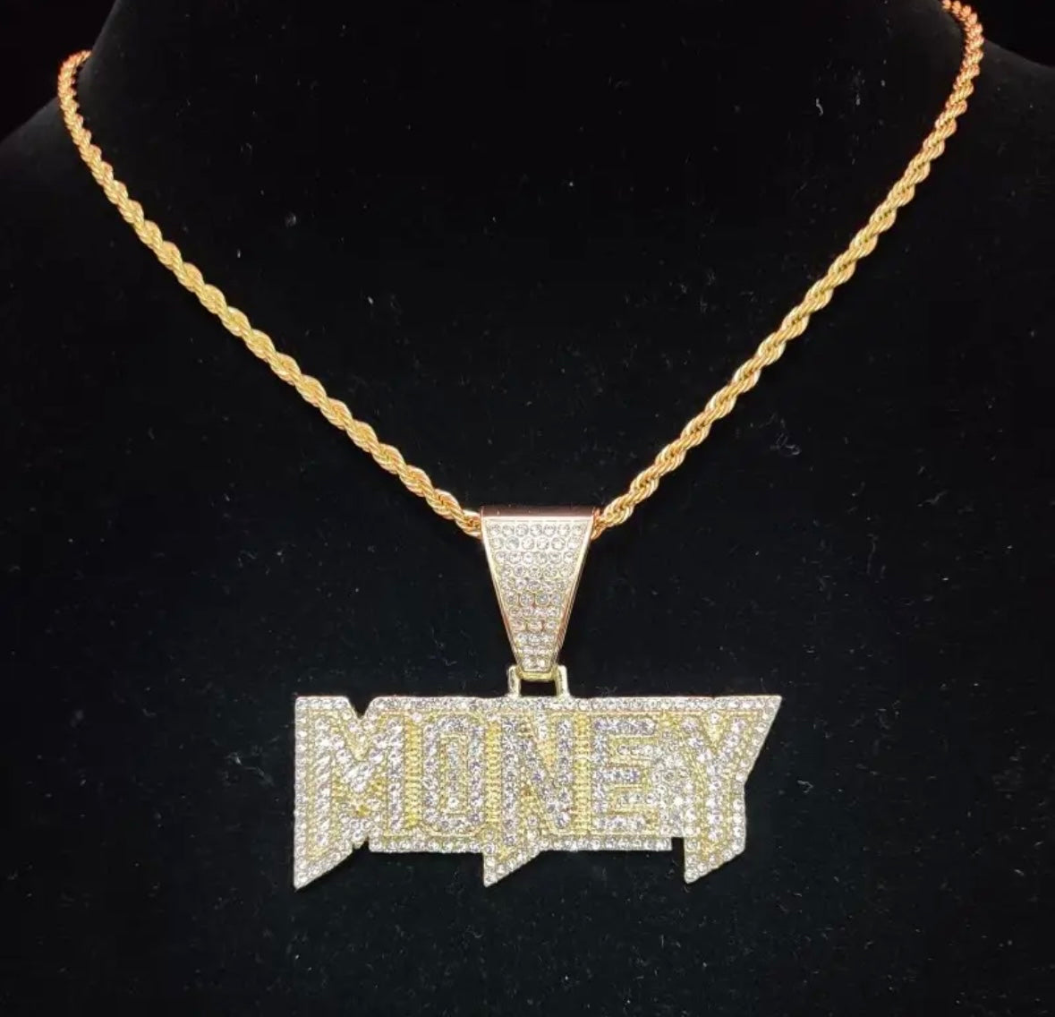 "MONEY" GOUDEN HANGER