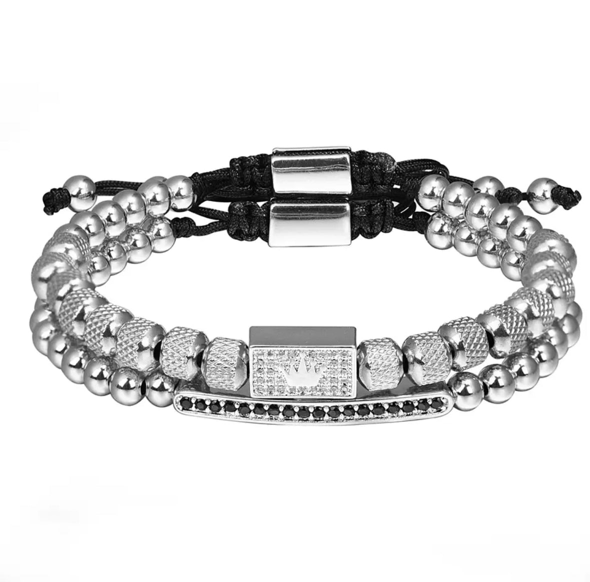 ''KROON DUBBEL'' ZILVEREN ARMBAND