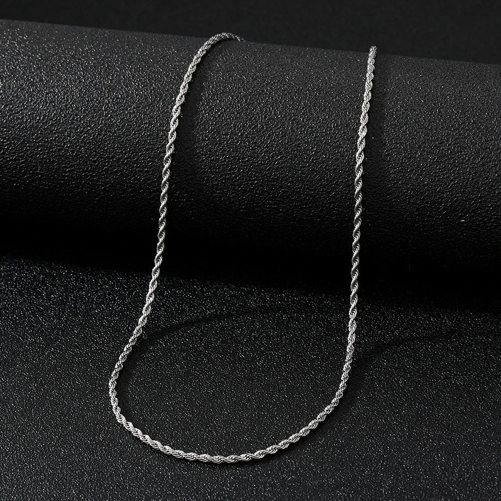 "ROPE" ZILVEREN KETTING (3MM)