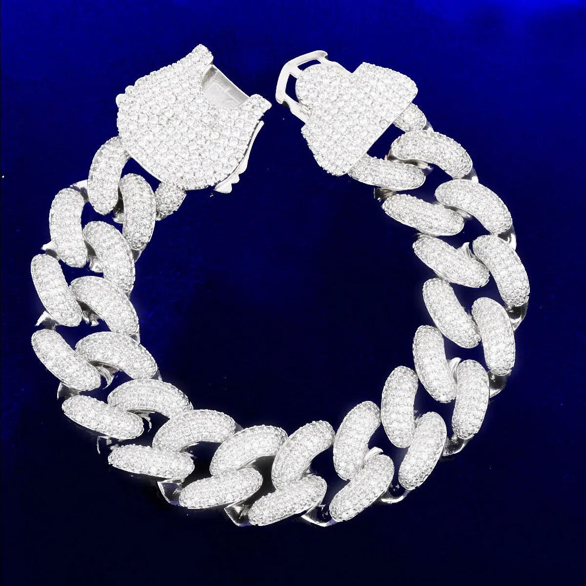 ''CUBAN'' ZILVEREN ARMBAND