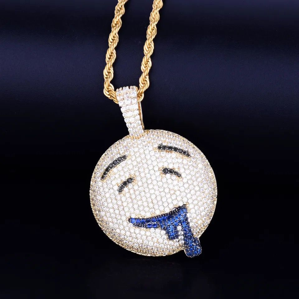 "DROOLING FACE" GOUDEN HANGER
