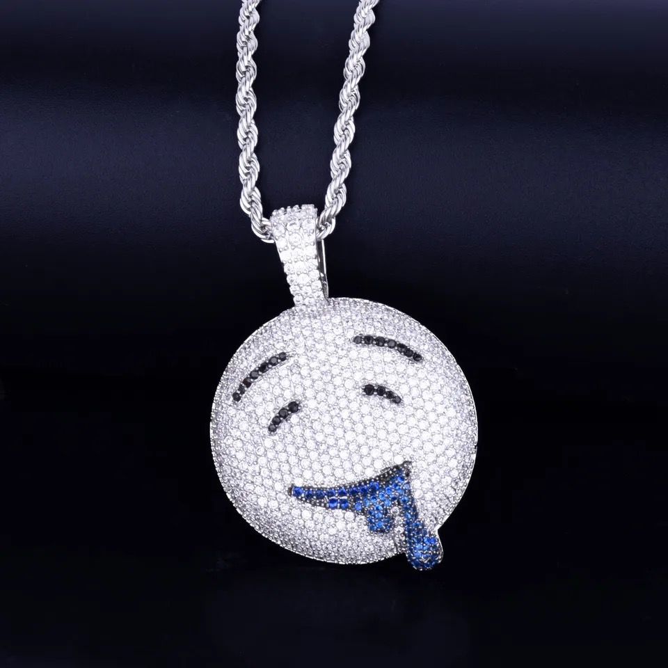 "DROOLING FACE" ZILVEREN HANGER