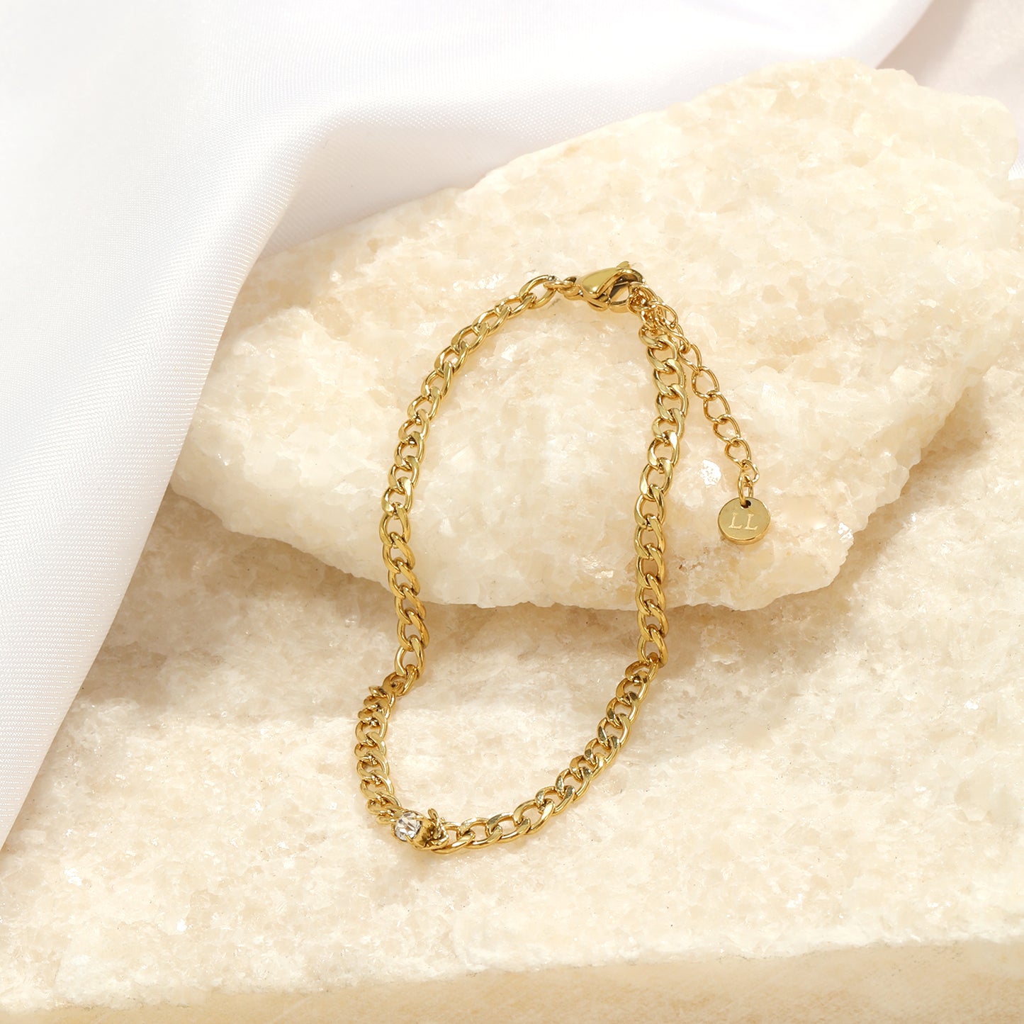 ''STEENTJE'' GOUDEN ARMBAND