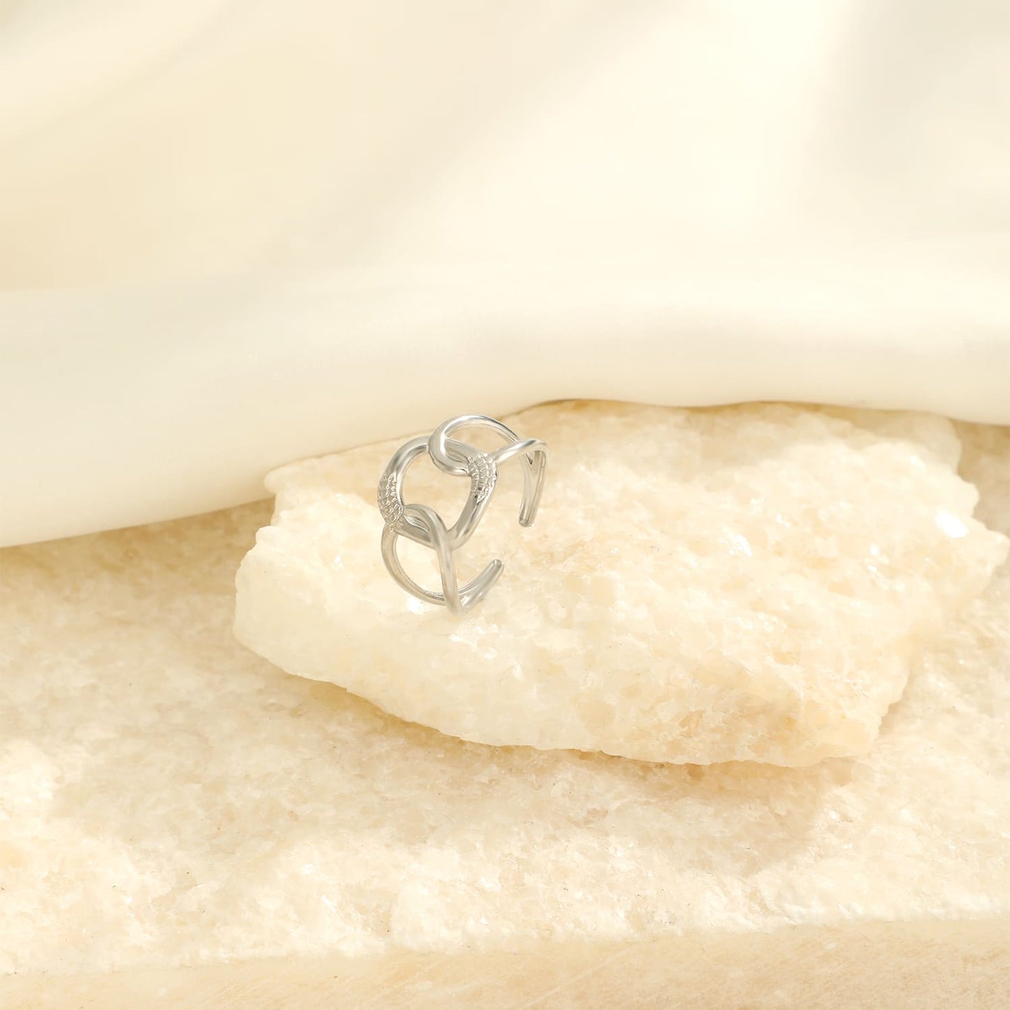 ''LUX" ZILVEREN RING