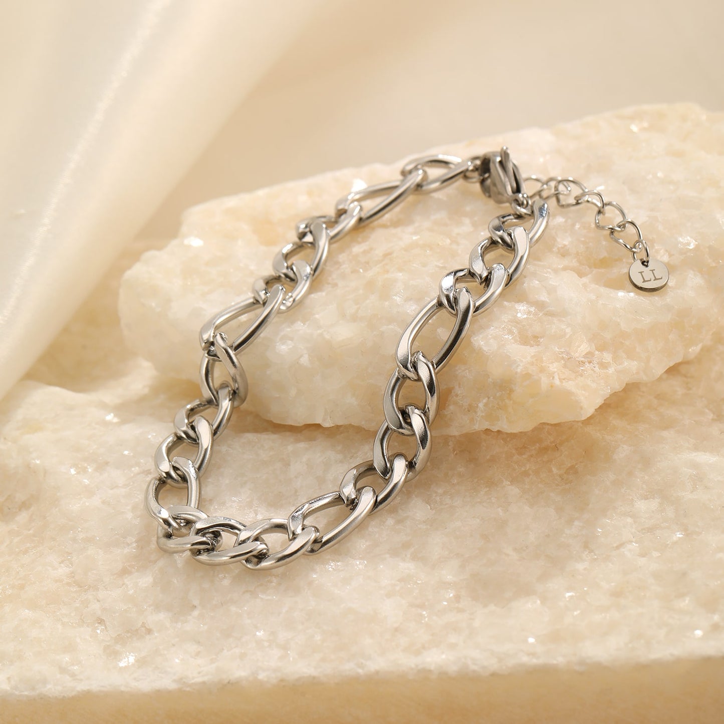 ''BASIC'' ZILVEREN ARMBAND(7mm)