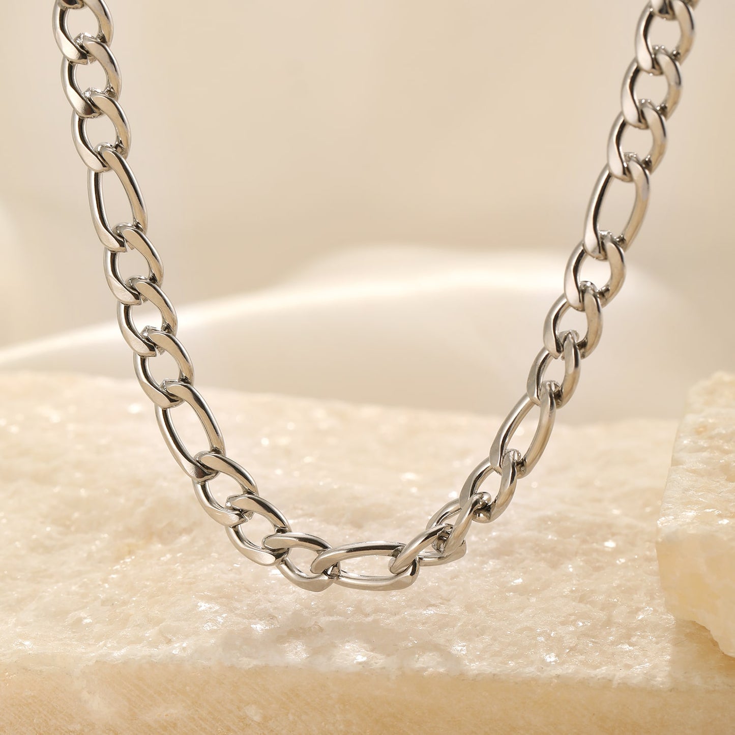 ''BASIC'' ZILVEREN KETTING (7MM)