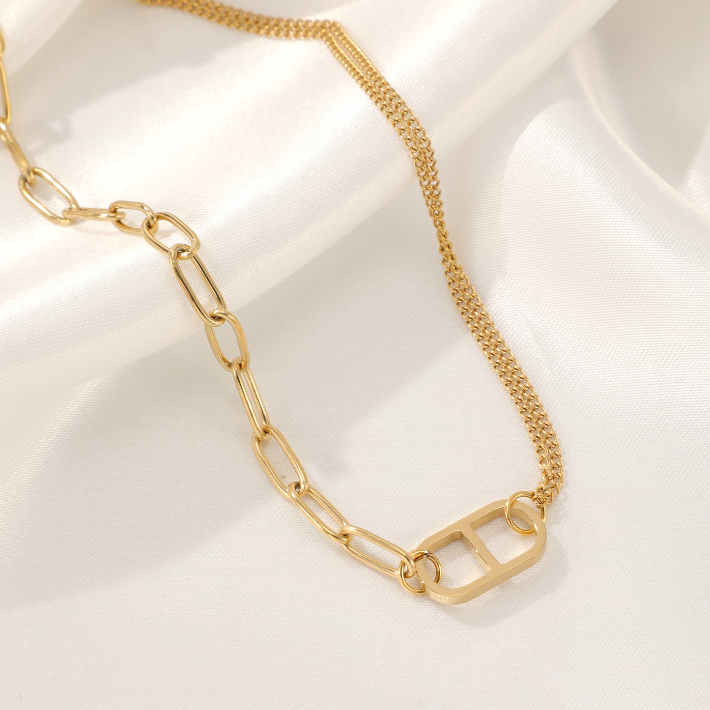 'SCHAKEL GOODLIFE'' GOUDEN KETTING