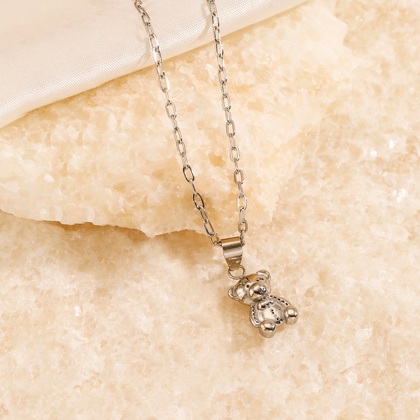 ''BEERTJE'' ZILVEREN KETTING