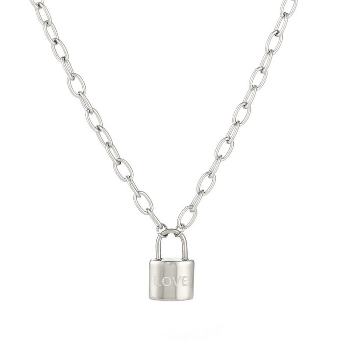 "SLOTJE LOVE" ZILVEREN KETTING