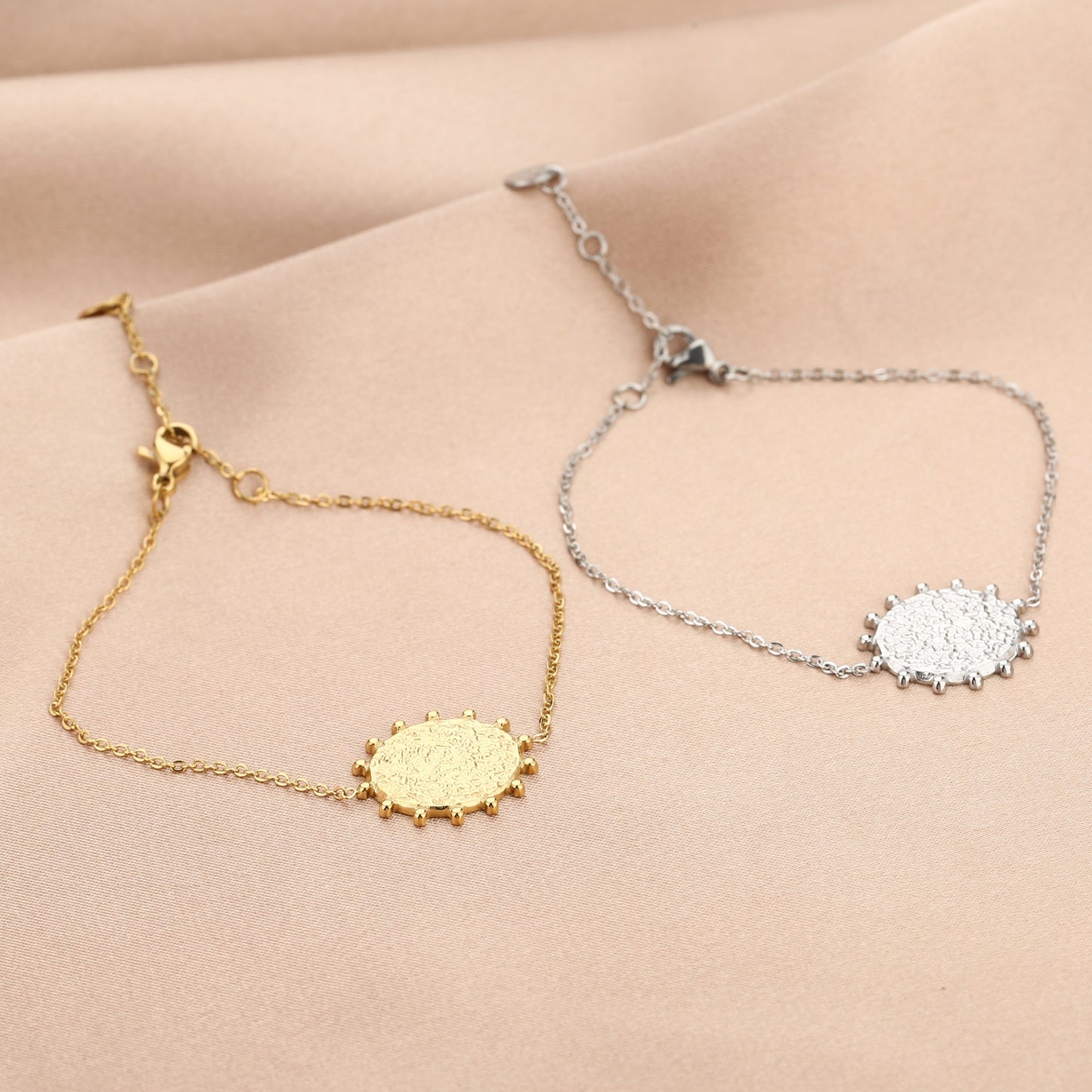 ''PLAAT HARTJE'' ZILVEREN ARMBAND