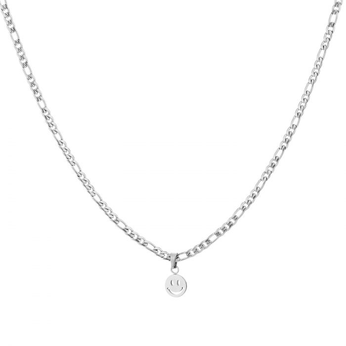 'SCHAKEL HAPPY'' ZILVEREN KETTING