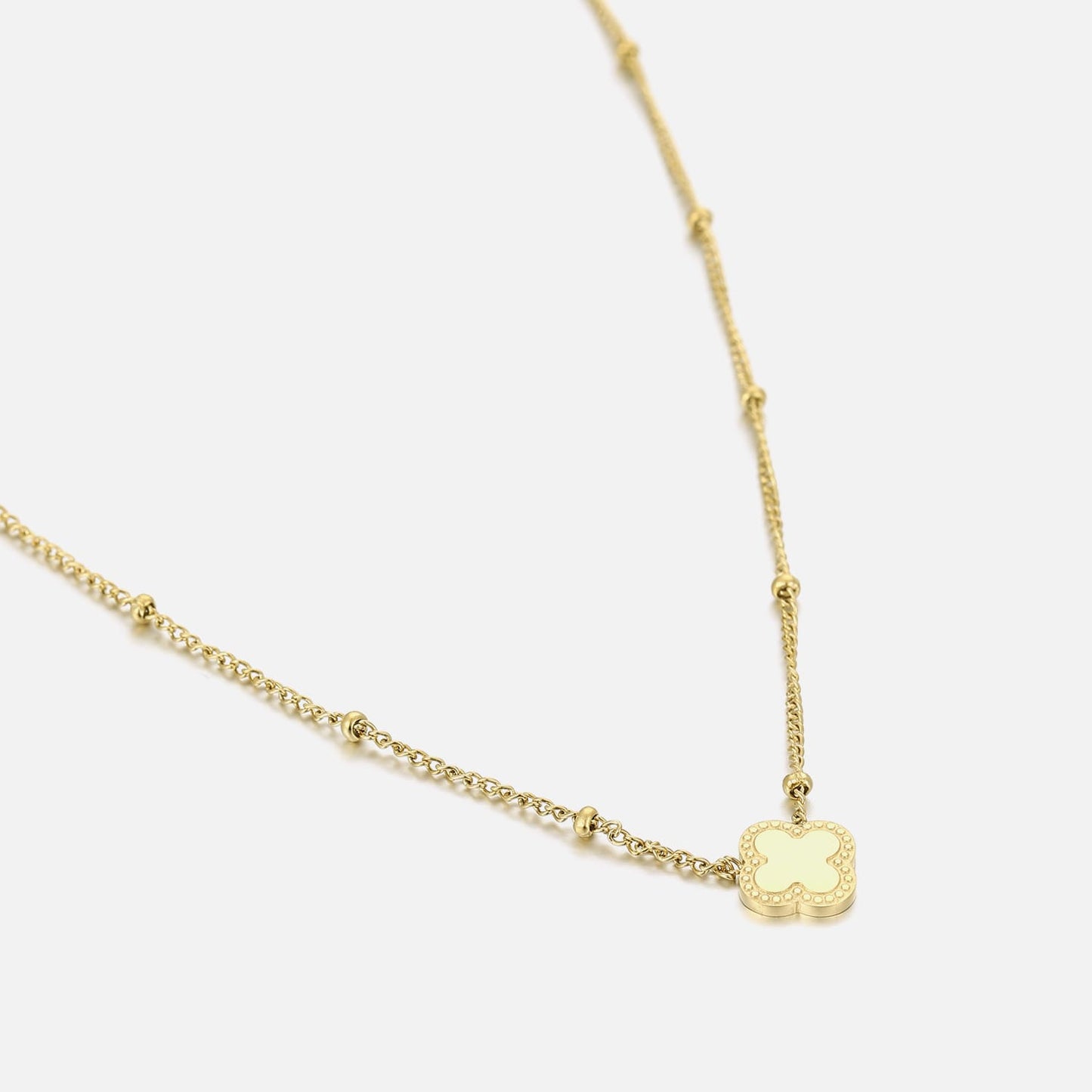 "KLAVER GOUD" GOUDEN KETTING