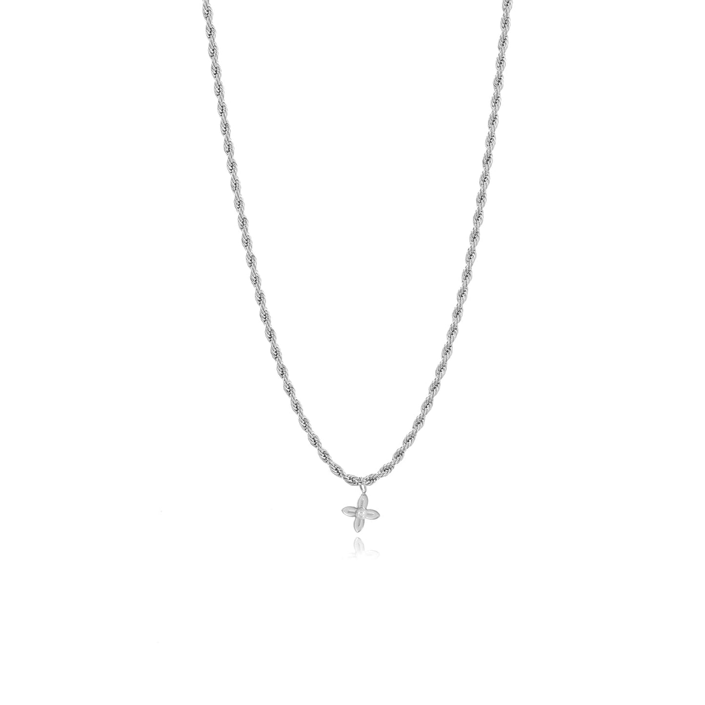 ''BLOEM'' ZILVEREN KETTING