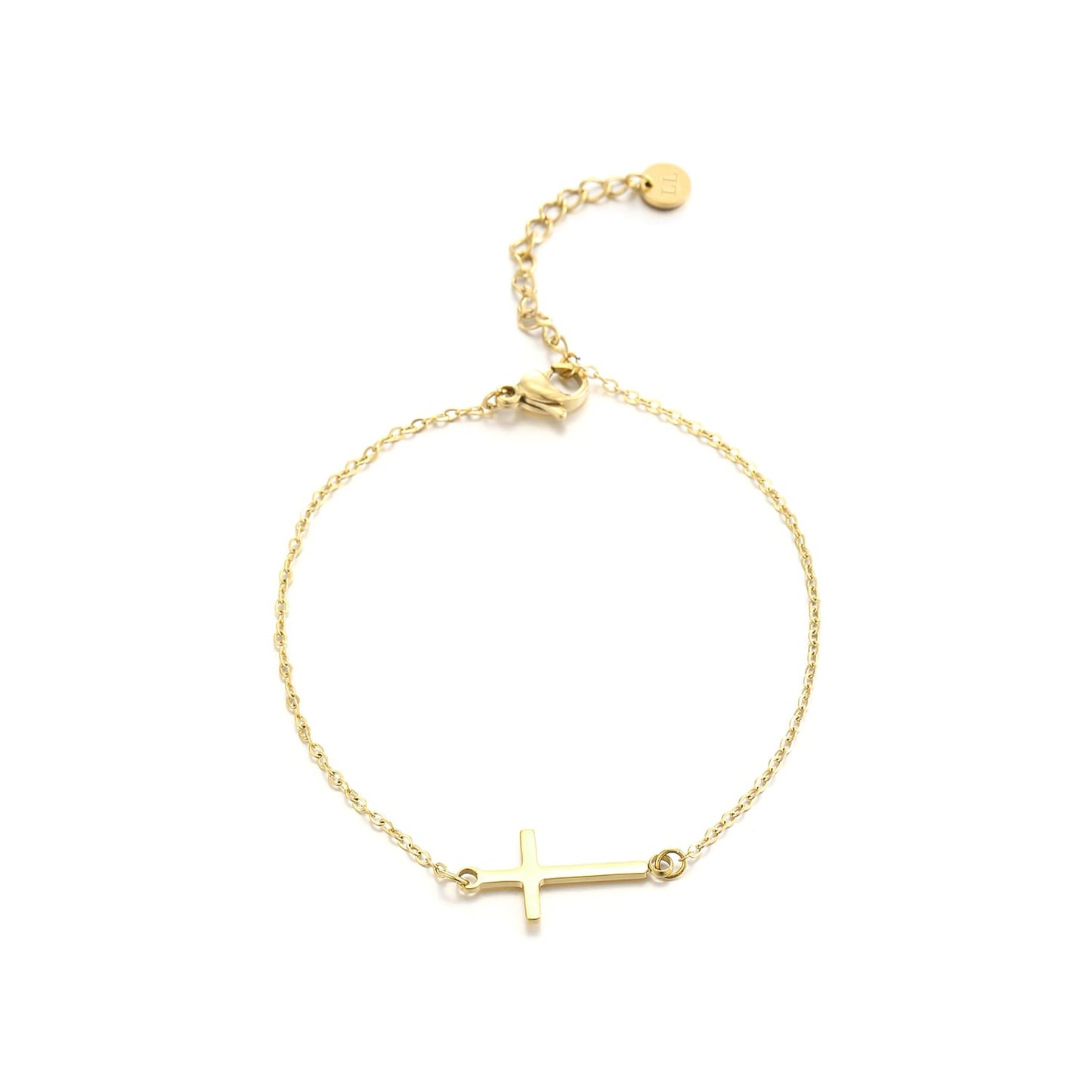''KRUISJE'' GOUDEN ARMBAND