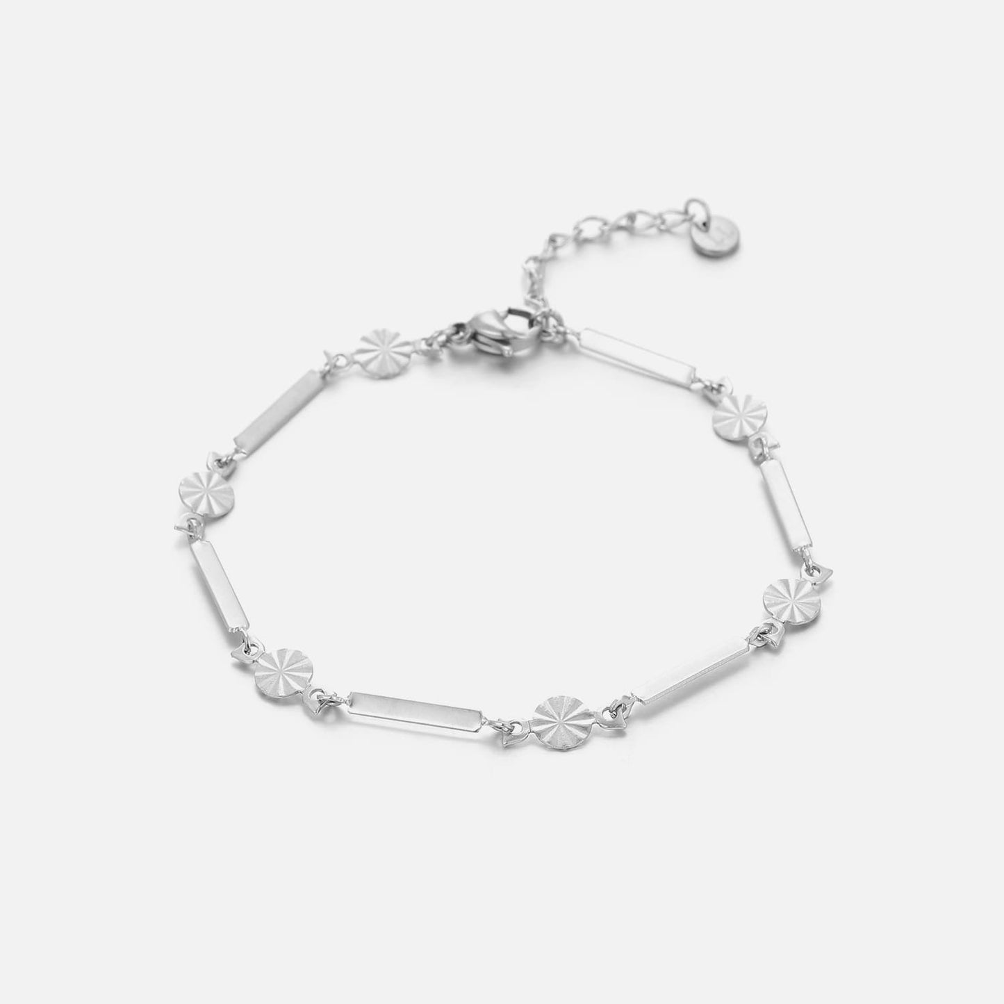 ''BLOCKCHAIN'' ZILVEREN ARMBAND