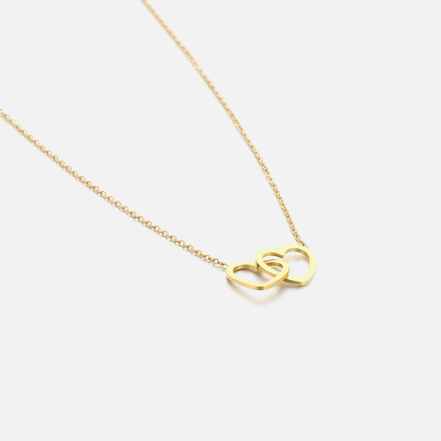"VERBONDEN HART" GOUDEN KETTING