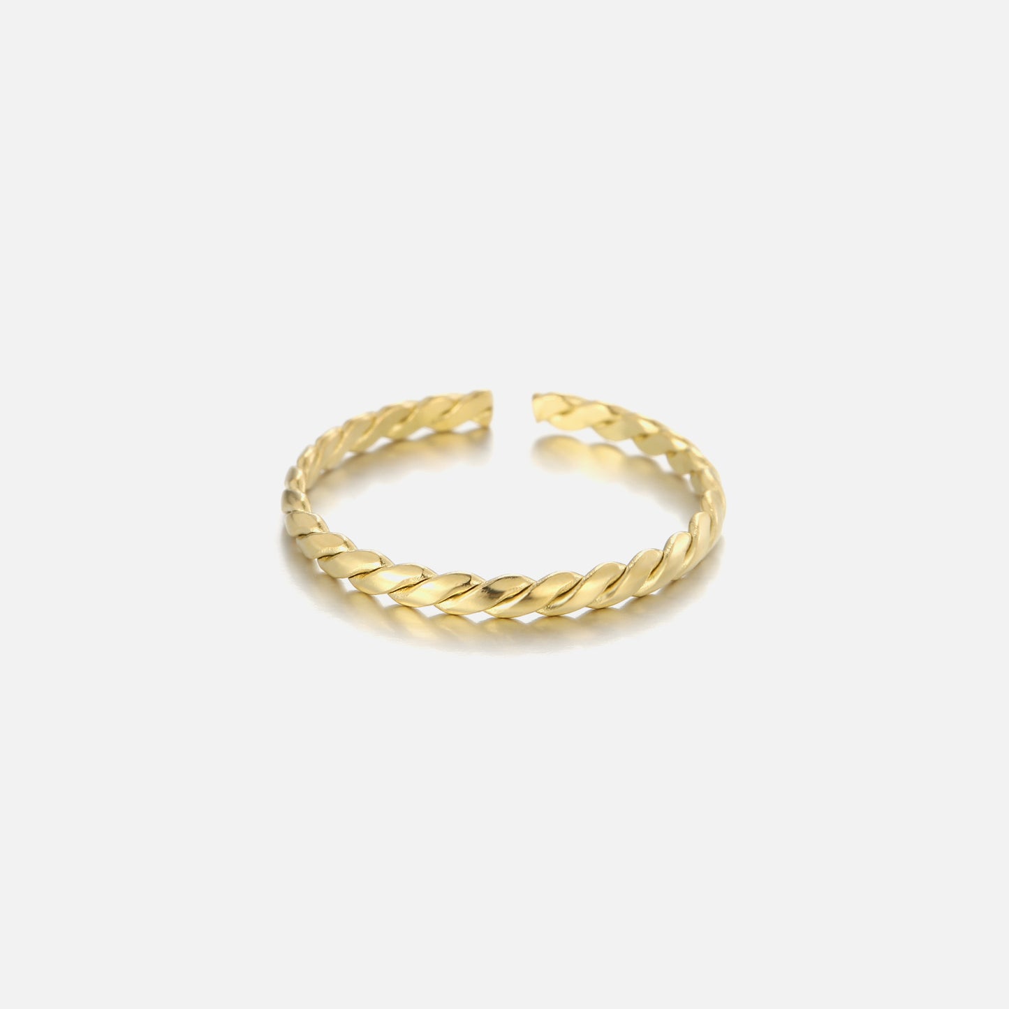 ''CROISSANT"' GOUDEN RING
