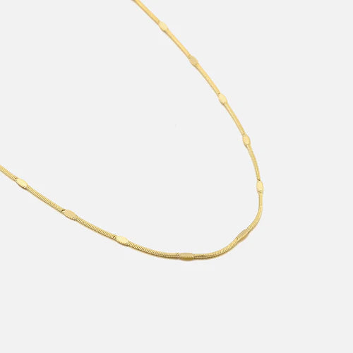 ''MOTIVE'' GOUDEN KETTING (THIN)