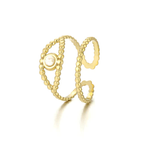 ''EYE WIT"' GOUDEN RING