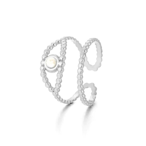 ''EYE WIT"' ZILVEREN RING