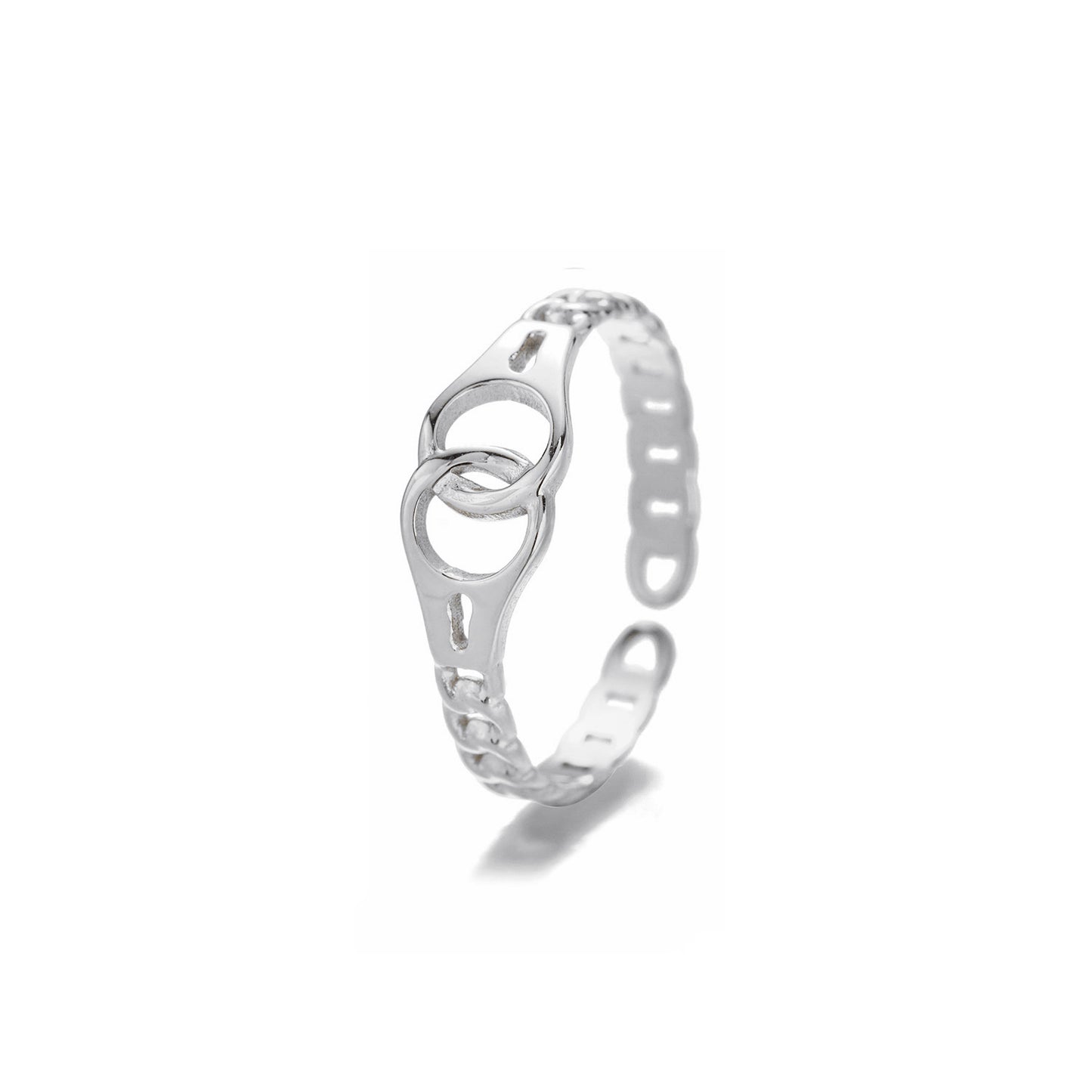 ''VERBONDEN"' ZILVEREN RING