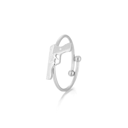 ''GUN"' ZILVEREN RING
