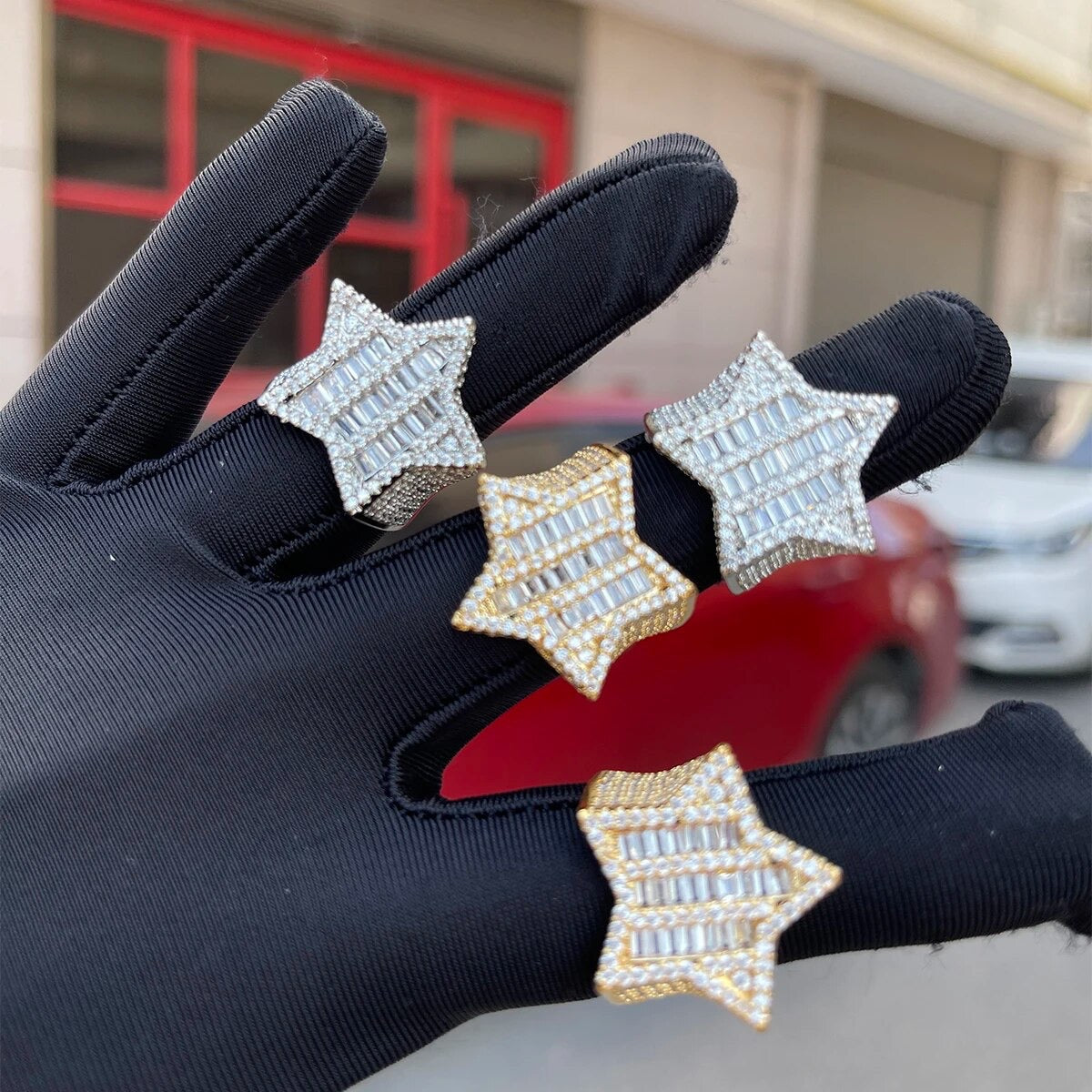 ''STAR'' GOUDEN RING