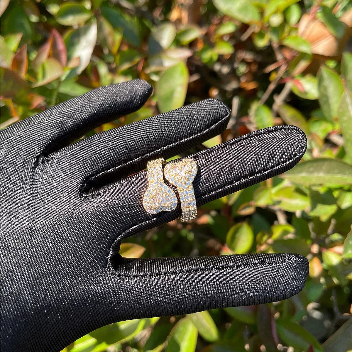 ''OPEN HART'' GOUDEN RING