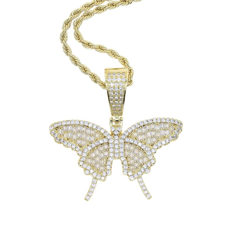 "BUTTERFLY" GOUDEN HANGER