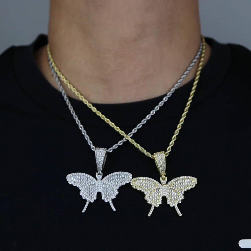 "BUTTERFLY" GOUDEN HANGER