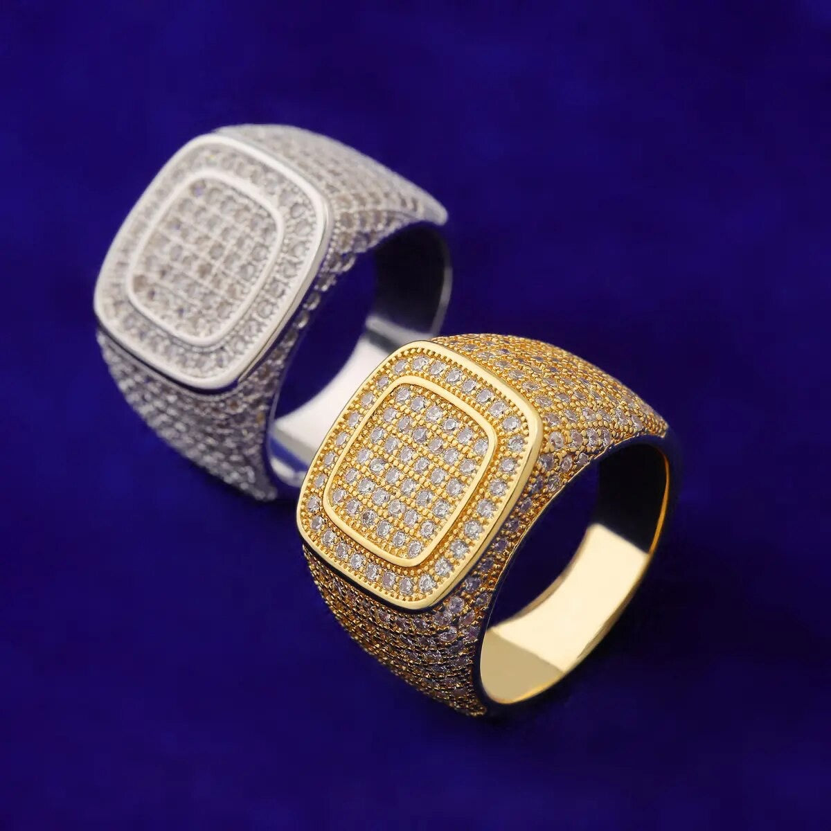 ''HEXAGON'' GOUDEN RING