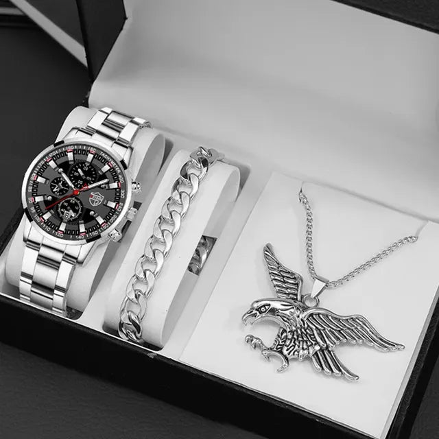 ''ADELAAR'' GOUDEN HORLOGEBOX