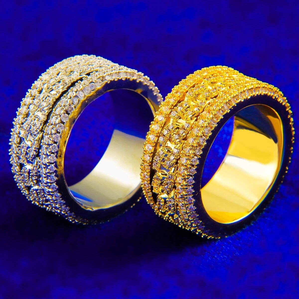 ''CUBAN'' ZILVEREN RING