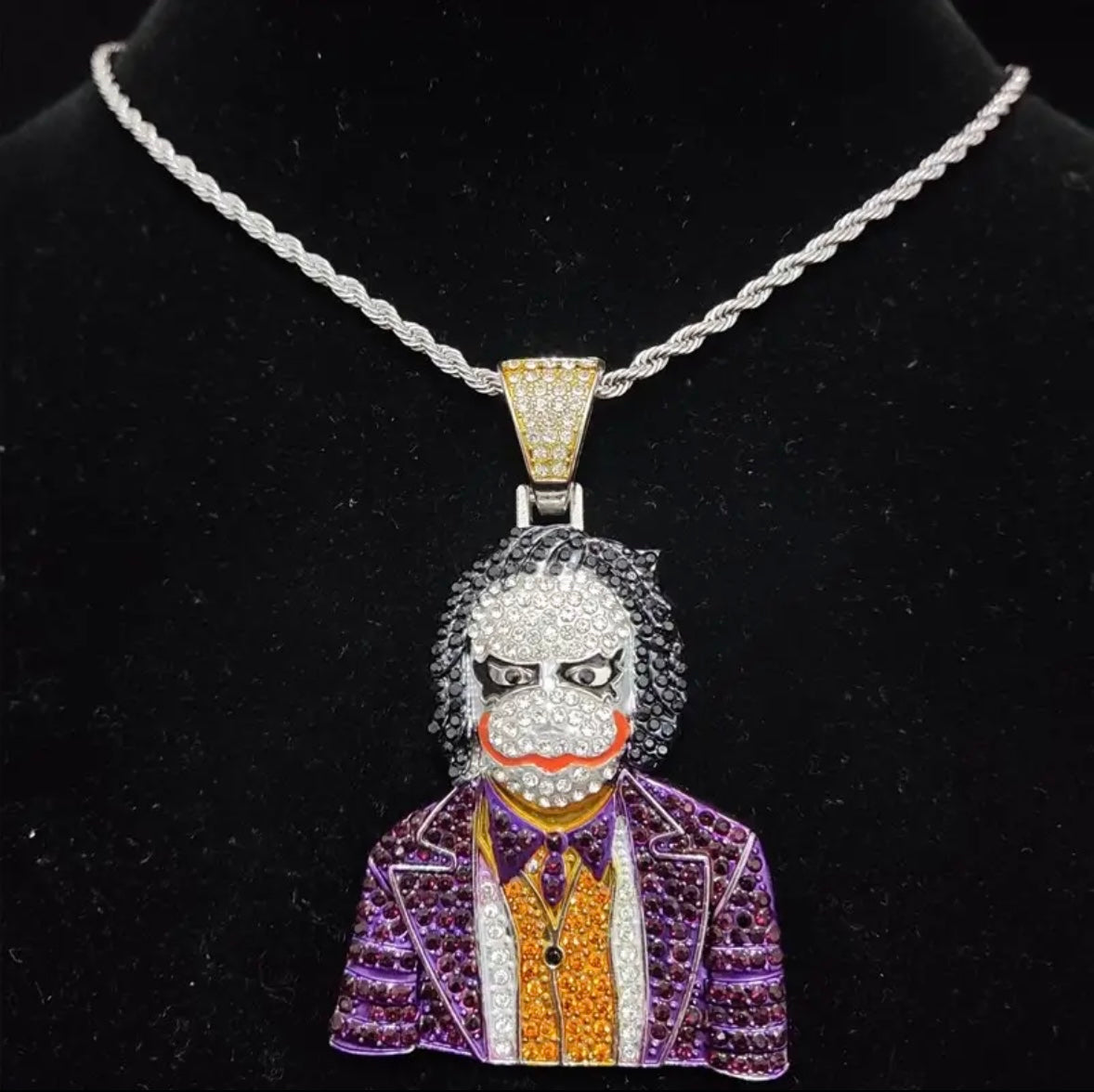 "JOKER ROPE" ZILVEREN HANGER