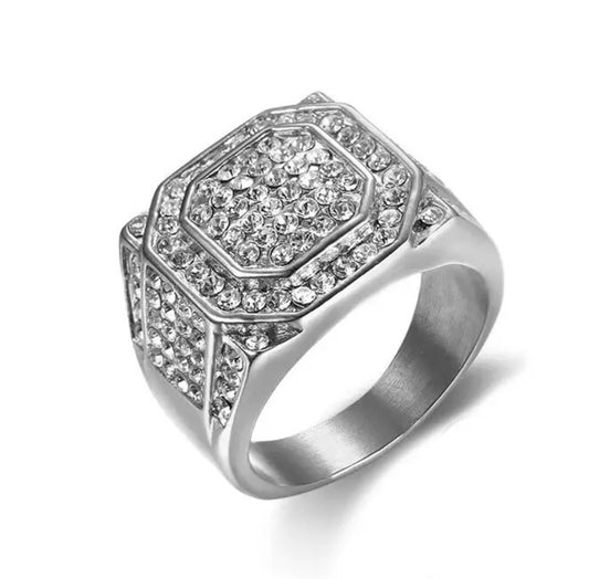 ''DRIP'' ZILVEREN RING