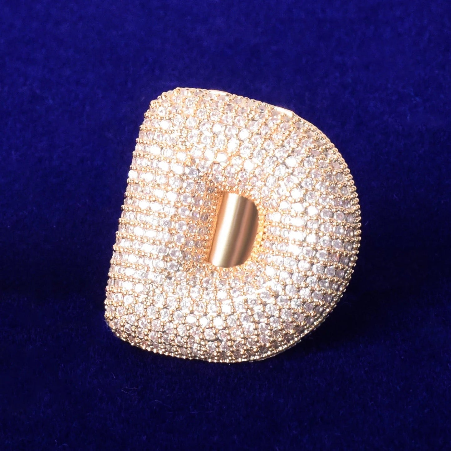 ''LETTER'' ZILVEREN RING