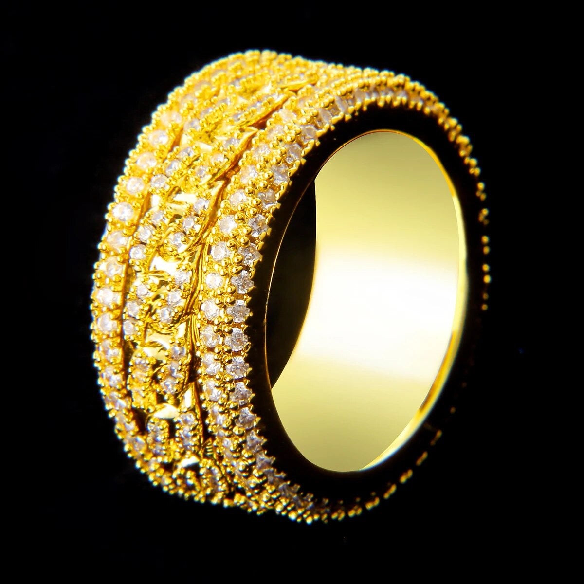 ''CUBAN'' GOUDEN RING